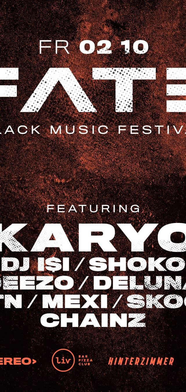 FΛTΞ ◎ INDOOR BLACK MUSIC FESTIVAL ◎