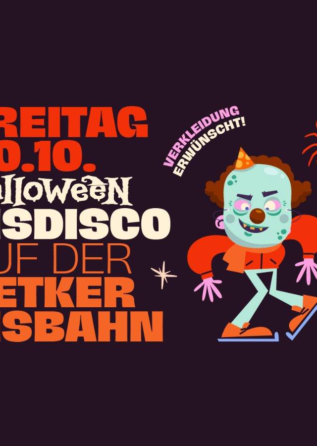 Eisdisco auf der Oetker Eisbahn - Halloween Special! 🪩👻