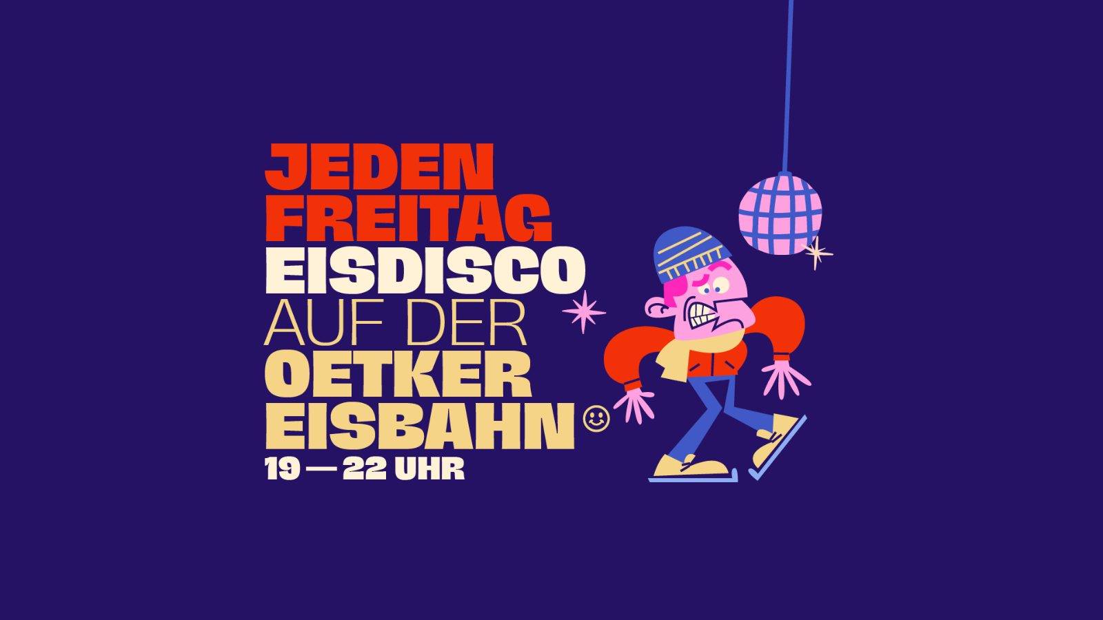 Eisdisco auf der Oetker Eisbahn